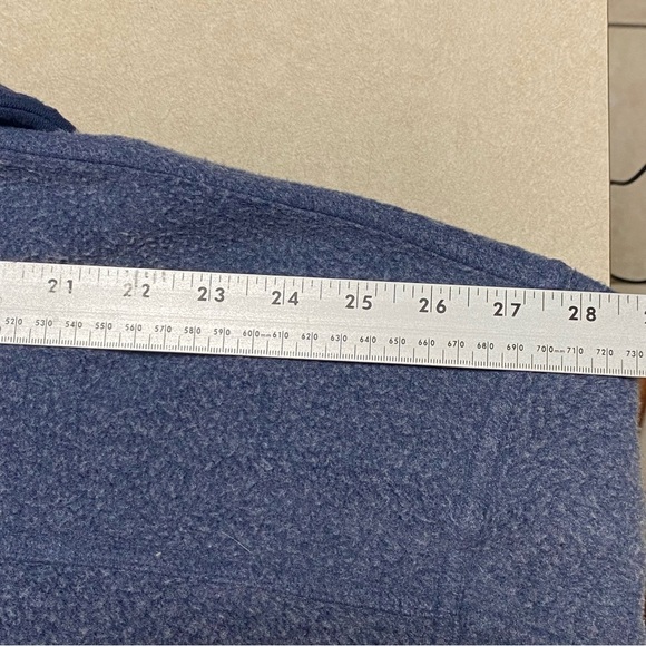 Free People Jacket Women's Size Large Oceania Blue Ruby Jacket oversized Shacket - Picture 11 of 17